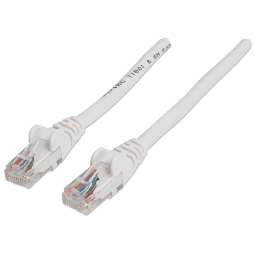 Patch Cord Cat5e Utp 0,5m Biały 100% Miedź